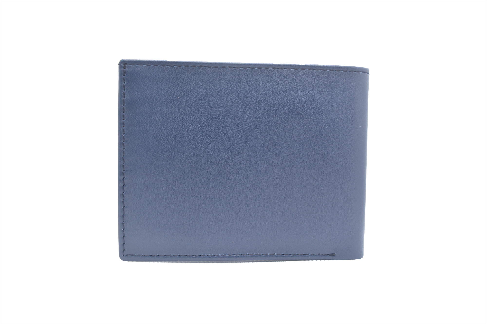 Blue wallet on a white background