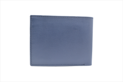 Blue wallet on a white background