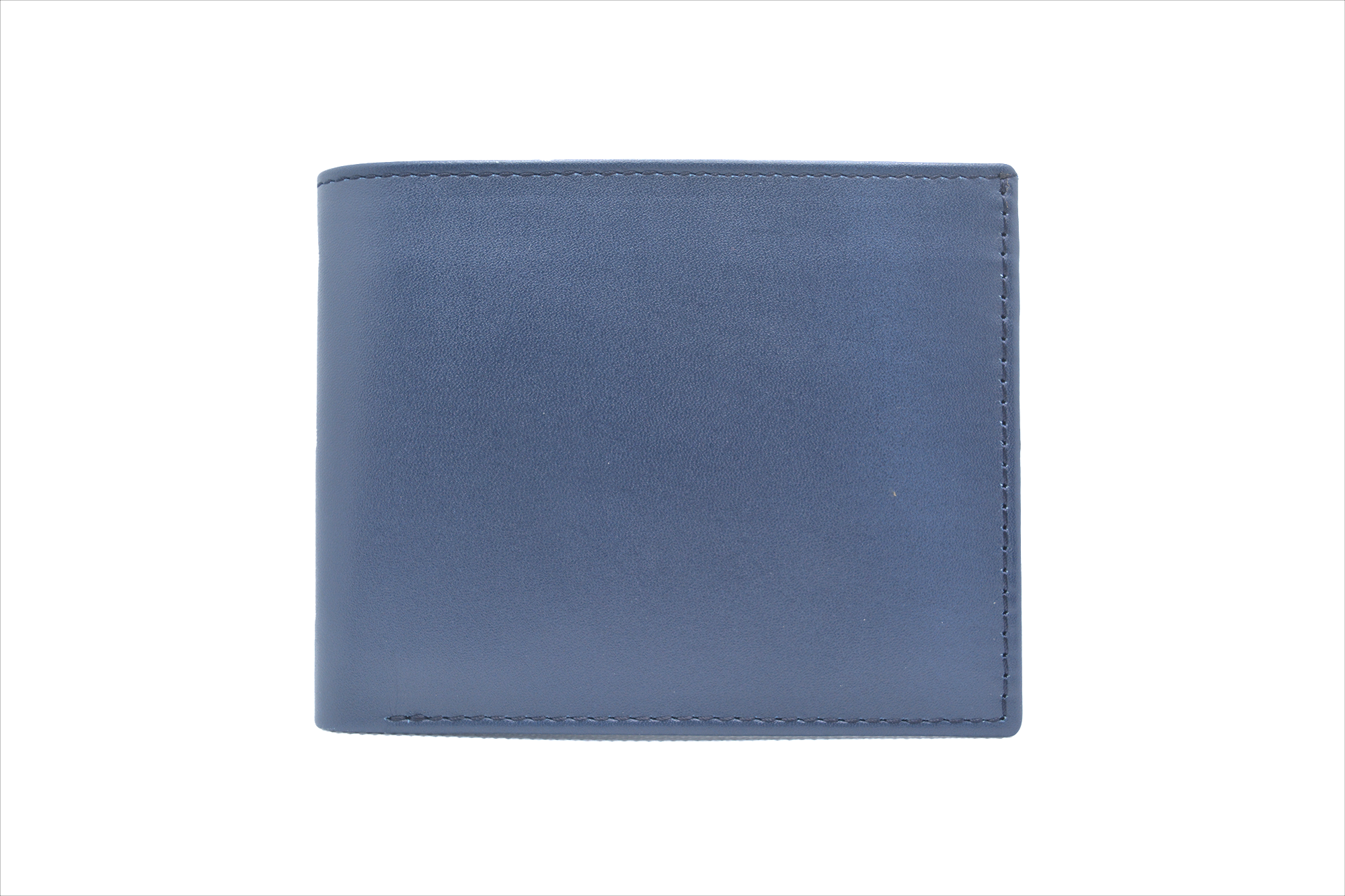 Blue wallet on a white background