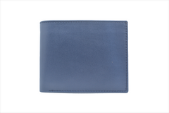 Blue wallet on a white background