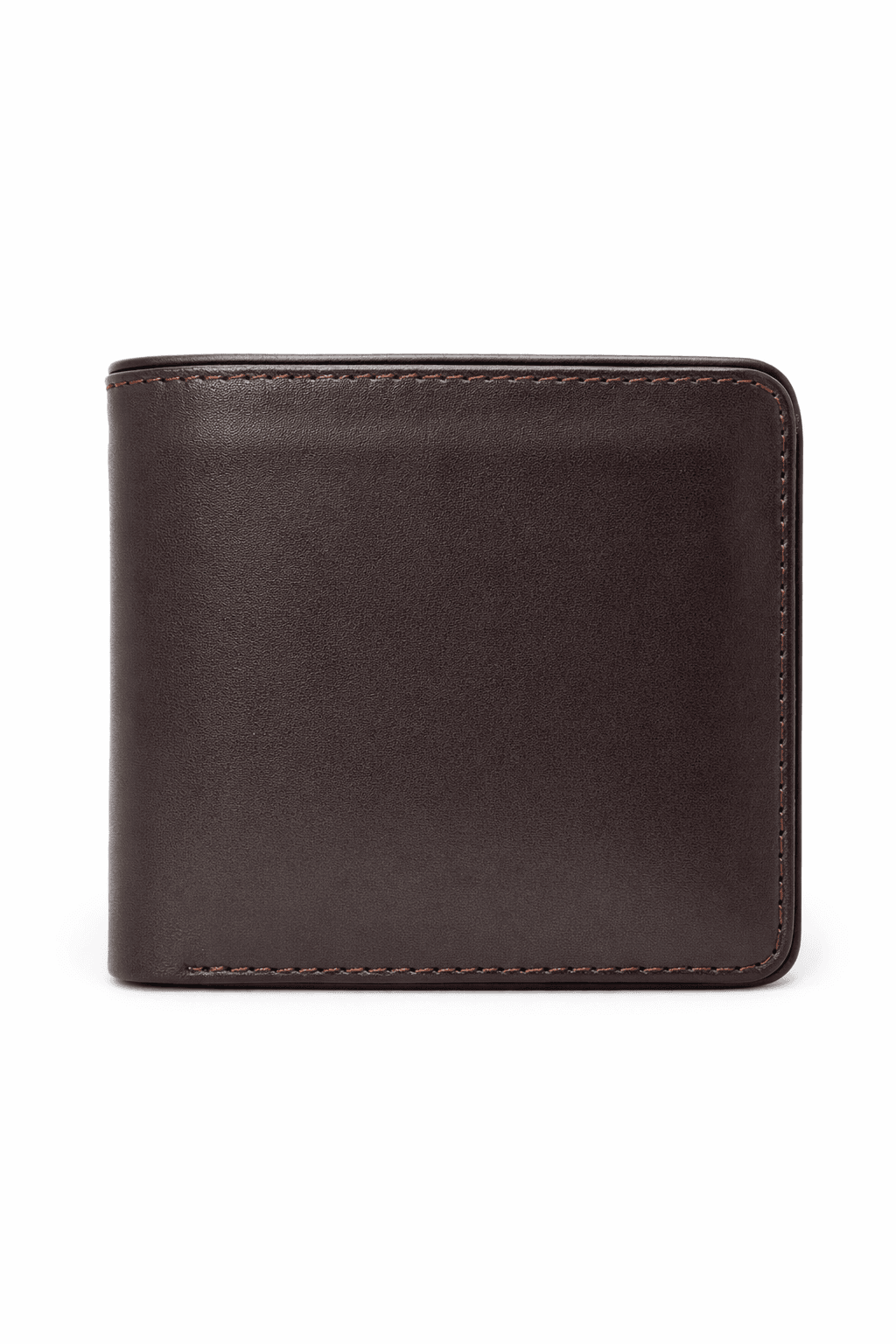 men's bifold classic brown leather wallet