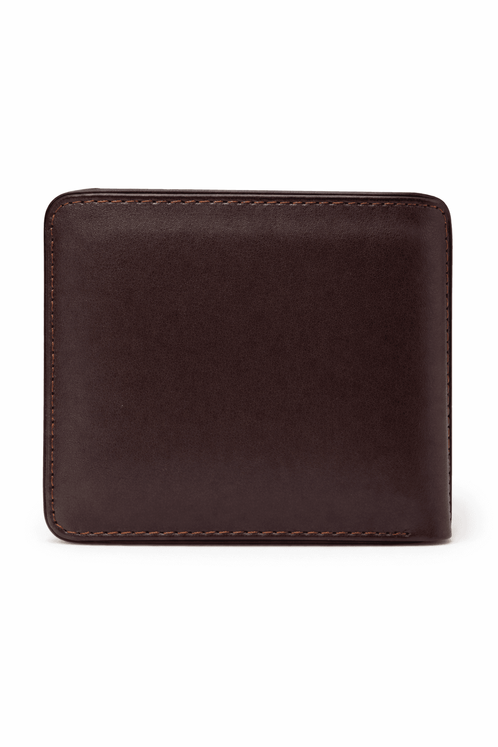 men's bifold classic brown leather wallet
